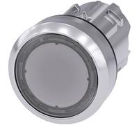 Siemens 3SU10510AB700AA0 3SU1051-0AB70-0AA0 Bouton-poussoir lumineux à rappel actionneur plat, collerette métal, finition