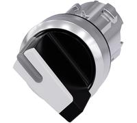 Siemens 3SU10522BF600AA0 3SU1052-2BF60-0AA0 Commutateur à manette collerette métal, finition brillan