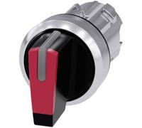 Siemens 3SU10522BP200AA0 3SU1052-2BP20-0AA0 Commutateur à manette collerette métal, finition brillante, illuminable levier argent