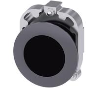 Siemens 3SU10600JA100AA0 3SU1060-0JA10-0AA0 Bouton-poussoir collerette métal, actionneur plat noir décrochage par pression 1 pc(s)