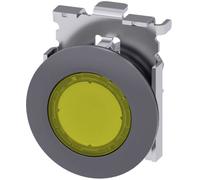 Siemens 3SU10610JD300AA0 3SU1061-0JD30-0AA0 Voyant lumineux collerette métal, rond bouton sable gris, jaune 1 pc(s)