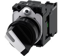 Siemens 3SU1100-2BF60-1BA0 - Interrupteur à manette, éclairé, 22 mm, rond, plastique