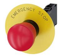Siemens 3SU11001HA201FG0 3SU1100-1HA20-1FG0 Coup de poing d'arrêt d'urgence 1 pc(s)