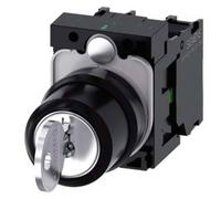 Siemens 3SU11004BL111NA0 3SU1100-4BL11-1NA0 Commutateur à clé 1 pc(s)