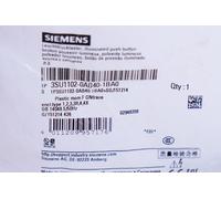 Siemens 3SU11020AB401BA0 3SU1102-0AB40-1BA0 Bouton-poussoir lumineux à rappel collerette plastique, actionneur plat vert 1 pc(s)