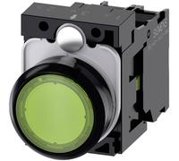 1PCS Neuf Siemens 3SU1102-0AB40-1BA0 Éclairé Bouton Poussoir