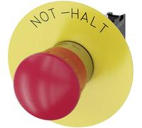 Siemens 3SU1150-1HB20-1CH0 Arrêt d'urgence, Bouton champignon collerette métal, finition brillante 500 V 1 NF (R) IP69K 1 pc(s)