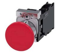 Siemens 3SU11501BA203FA0 3SU1150-1BA20-3FA0 Bouton-poussoir coup de poing 1 pc(s)