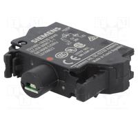Siemens Douille bloc LED SIRIUS ACT 3SU1401-1BB20-3A0 rouge 24 V