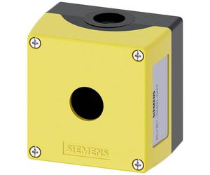Siemens 3SU1801-0AA00-0AA2 3SU18010AA000AA2 1 emplacement (L x l x H) 85 x 85 x 64 mm jaune 1 pc(s)