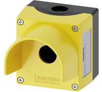 Siemens 3SU1801-0AA00-0AC2 3SU18010AA000AC2 Boîtier vide 1 emplacement, avec collerette de protection (L x l x H) 85 x 85 x 112.5 mm jaune 1 pc(s)