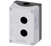 Siemens 3SU1802-0AA00-0AB1 3SU18020AA000AB1 Boîtier vide 2 emplacements (L x l x H) 114 x 85 x 64 mm sans inscription gris 1 pc(s)