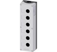 Siemens 3SU1806-0AA00-0AB1 3SU18060AA000AB1 Boîtier vide 6 emplacements (L x l x H) 280 x 85 x 64 mm gris 1 pc(s)