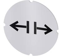 Siemens 3SU1900-0AB71-0RG0 3SU19000AB710RG0 Etiquette de marquage rond noir 10 pc(s)