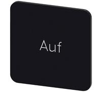 Siemens 3SU1900-0AF16-0AD0 3SU19000AF160AD0 Plaquette de repérage carré (l x H) 22 mm x 22 mm sur noir, blanc 10 pc(s)