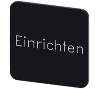 Siemens 3SU1900-0AF16-0AR0 3SU19000AF160AR0 Plaquette de repérage carré (l x H) 22 mm x 22 mm Installation noir, blanc 10 pc(s)
