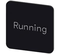 Siemens 3SU1900-0AF16-0EB0 3SU19000AF160EB0 carré (l x H) 22 mm x 22 mm Running noir, blanc 10 pc(s)