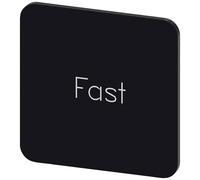 Siemens 3SU1900-0AF16-0EE0 3SU19000AF160EE0 Plaquette de repérage carré (l x H) 22 mm x 22 mm rapide noir, blanc 10 pc(s)