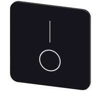Siemens 3SU1900-0AF16-0QP0 Plaquette de repérage carré (l x H) 22 mm x 22 mm 0/I noir, blanc 10 pc(s