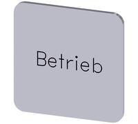 Siemens 3SU1900-0AF81-0AP0 3SU19000AF810AP0 Plaquette de repérage carré (l x H) 22 mm x 22 mm fonctionnement argent, noir 10 pc(s)
