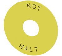 Siemens 3SU1900-0BB31-0AT0 3SU19000BB310AT0 rond (Ø) 75 mm NOT-HALT jaune, noir 10 pc(s)