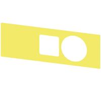 Siemens 3SU1900-0BF31-0AA0 3SU19000BF310AA0 Plaquette de repérage (l x H) 112 mm x 38 mm sans jaune, noir 10 pc(s)