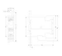 Siemens 3UG4631-2AW30 Relais de surveillance de tension