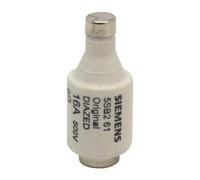 Siemens 5sb261 Diazed fusible Lien 500 V F. protection ligne de câble et op. CL. GL, SZ. DII, filetage E27,16 a, Blanc