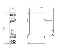 Siemens 5SL60136MC 5SL6013-6MC Disjoncteur 2 pôles 13 A