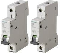 Siemens 5SL6132-6 Disjoncteur 1 pôle 32 A 230 V, 400 V (Lot de 2)