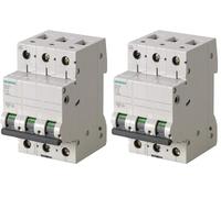 Siemens 5SL6316-6 Disjoncteur 3 pôles 16 A 400 V (Lot de 2)