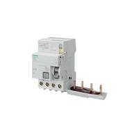 Siemens 5SM2345-6 FI Block, 4-Pole, Type A, In: 63 A, 30 mA, Un AC: 400 V