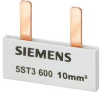 Siemens 5ST3601 Rail de collecte de broches, raccord 10mm2 : 6x 1-phase résistant au contact Peigne à broches 10 pc(s)