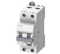 Siemens 5SU13267FP06 Interrupteur différentiel/Disjoncteur de protection Taille du fusible = 2 2 pôles 6 A 0.03 A