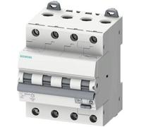 Siemens 5SU13467FP16 Interrupteur différentiel/Disjoncteur de protection Taille du fusible = 3 4 pôles 16 A 0.03 A