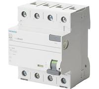 Siemens 5SV33446 5SV3344-6 Interrupteur différentiel A 4 pôles 40 A 0.03 A 400 V