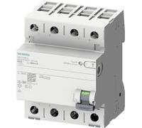 Siemens 5SV36474KK14 5SV3647-4KK14 Interrupteur différentiel à courant résiduel B+ 4 pôles 80 A 0.3 A 400 V