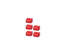 Siemens 5TG8061 Ensemble 5 Coques Transparentes Rouges X 5TE48-5TE58