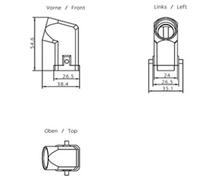 Siemens 6GK1905-0CC00 Connecteur hybride Taux de transfert LAN 12 MBit/s