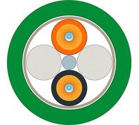 Siemens 6XV18613AT15 fibre optique FO Câble de raccordement vert, orange, noir 200/230 µ