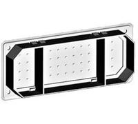 Siemens 8GK91000KK01 Alpha 400/630 DIN, accessoire de distribution général, bride à deux composants Répartiteur plastique 1 pc(s)