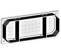 Siemens 8GK91000KK01 Alpha 400/630 DIN, accessoire de distribution général, bride à deux composants Répartiteur; plastique 1 pc(s)