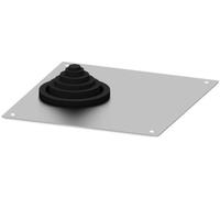 Siemens 8GK91000KK14 Plaque à bride DIN alpha 1250 avec 1 x passe-câble en caoutchouc 8HC6900 IP55 Introduction de câble acier