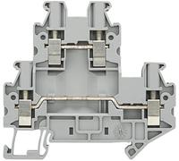 Siemens 8WH10205LF00 Bloc de jonction à 2 étages raccord à vis gris 50 pc(s)