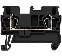 Siemens 8WH20000AE08 Borne de passage raccordement à ressort noir 50 pc(s)