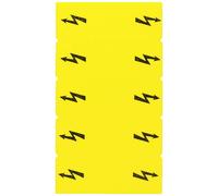 Siemens 8WH90645BA06 Plaquette de repérage jaune 50 pc(s)