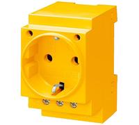 Siemens - Base schuko jaune DIN vde0 0620 - 1 sans couvercle
