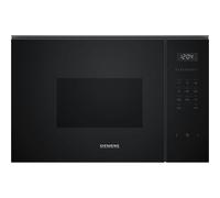 Siemens BF525LMB1 iQ500 | Micro-ondes encastrables | 59 x 38 cm | 800 W | 20 L | Plateau tournant 25,5 cm | Commande TouchControl | Aide au nettoyage hydrolytique | CookControl 7 automatique