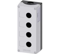 Siemens Boîtier vide 4 emplacements (L x l x h) 194 x 85 x 64 mm sans inscription Gris SIRIUS ACT 3SU1804-0AA00-0AB1 1 pc