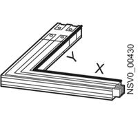 Siemens BVP:261897 BD2C-1250-LR Système de rails angle droit cuivre gris clair 1250 A 690 V 1 pc(s)